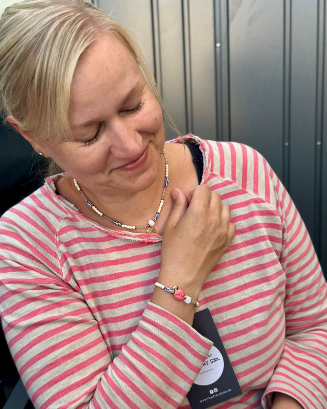 Mondstein Armband Upcycling Schmuck